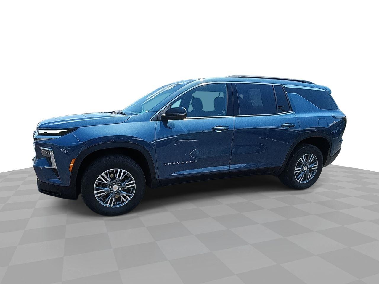 Lakeshore Blue Metallic 2024 Chevrolet Traverse SUV / Crossover Four-Wheel Drive 8-Speed Automatic