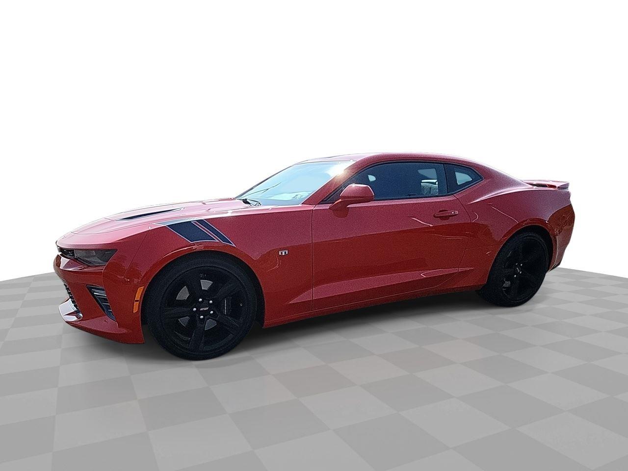 Red Hot 2017 Chevrolet Camaro Coupe Rear-Wheel Drive 6-Speed Manual