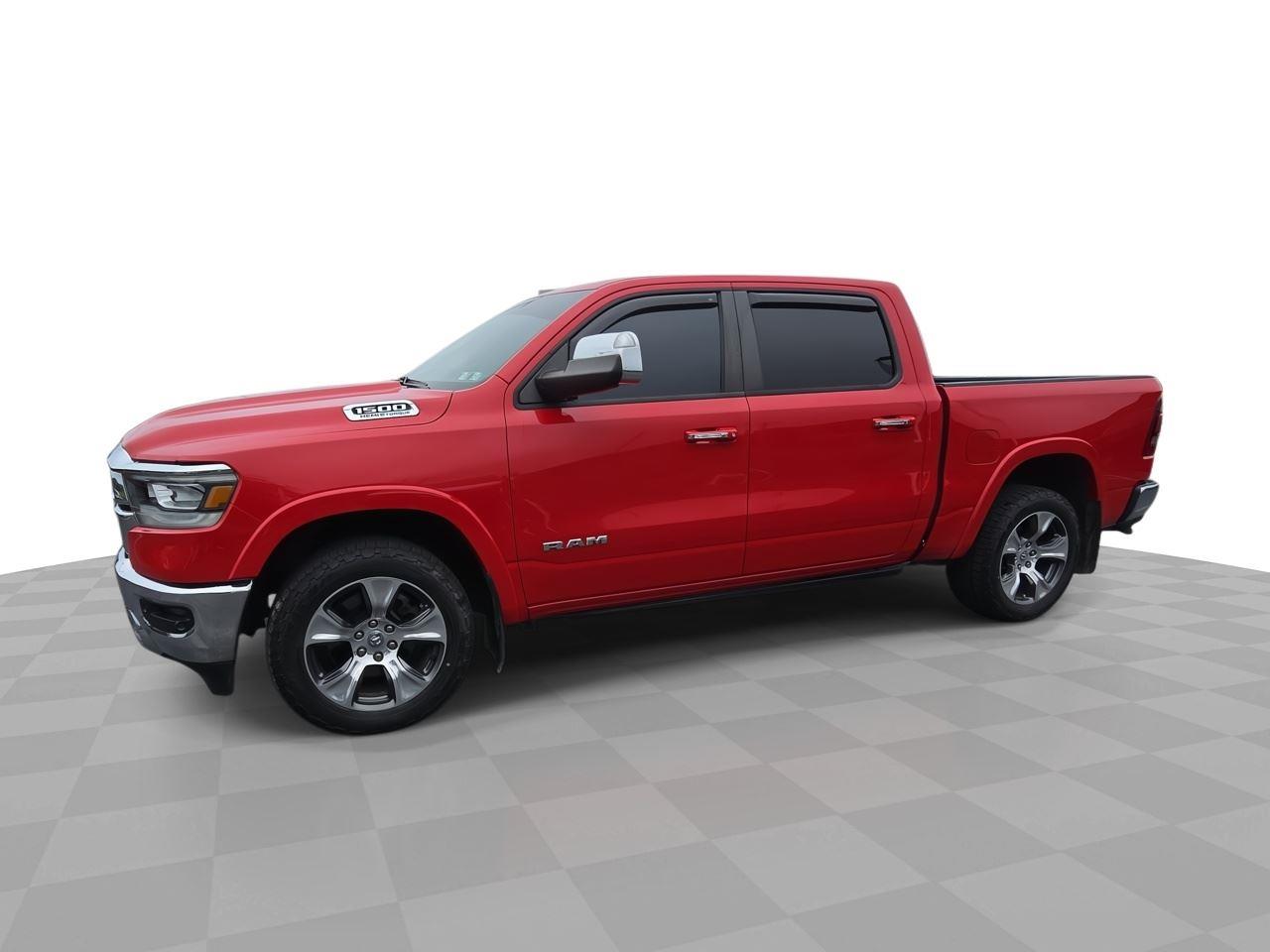 Flame Red Clearcoat 2022 RAM 1500 Pickup Truck Four-Wheel Drive 8-Speed Automatic