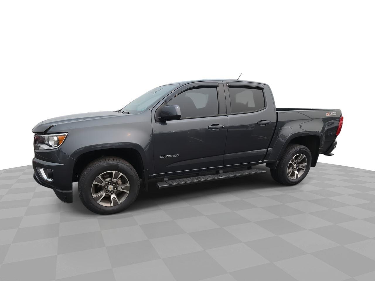 Cyber Gray Metallic 2017 Chevrolet Colorado Pickup Truck Four-Wheel Drive 8-Speed Automatic