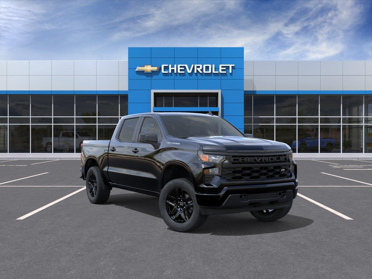 Black 2026 Chevrolet Silverado 1500 Pickup Truck Four-Wheel Drive 8-Speed Automatic