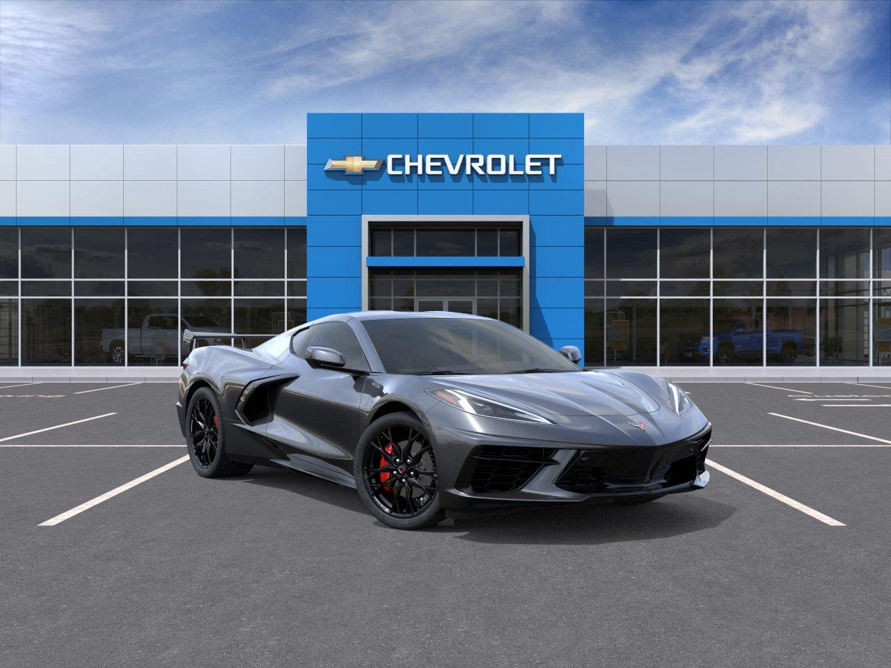 Pitch Gray Metallic 2027 Chevrolet Corvette Coupe Rear-Wheel Drive 8-Speed Dual Clutch