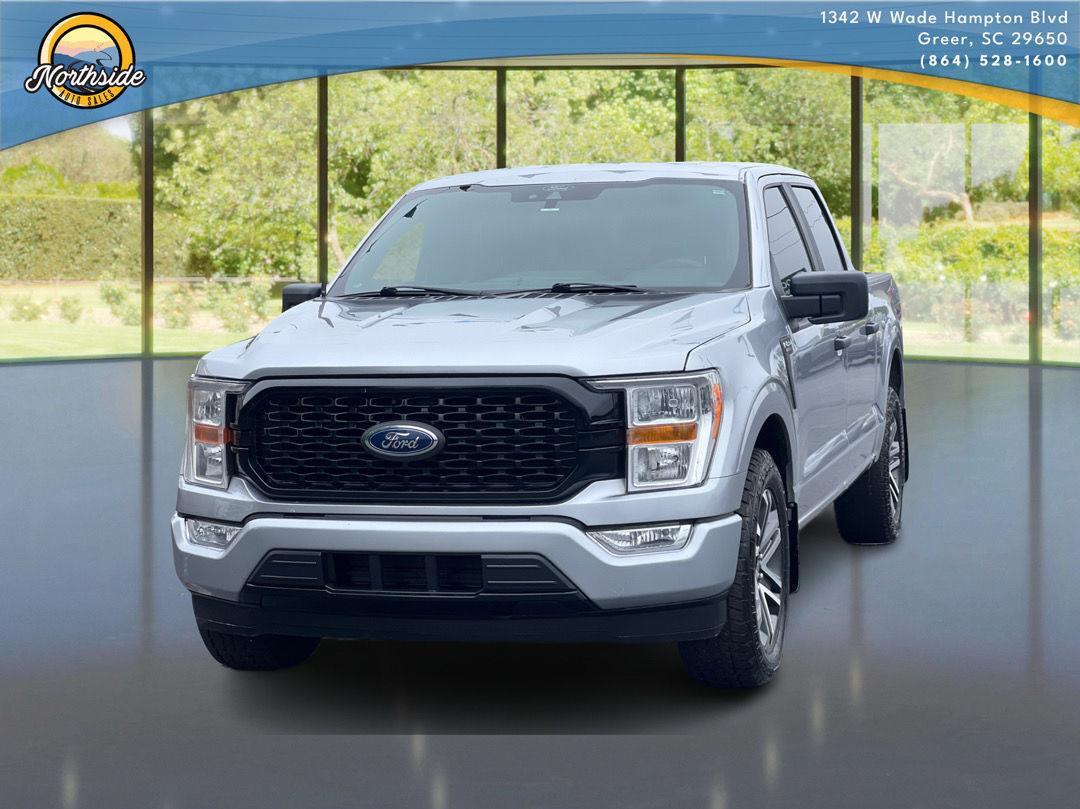 Iconic Silver 2021 Ford F-150 XL SuperCrew RWD Pickup Truck 4X2 Automatic