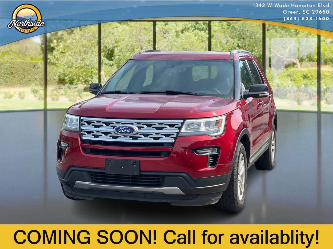Ruby Red Metallic Tinted Clearcoat 2018 Ford Explorer XLT AWD SUV / Crossover All-Wheel Drive 6-Speed Automatic