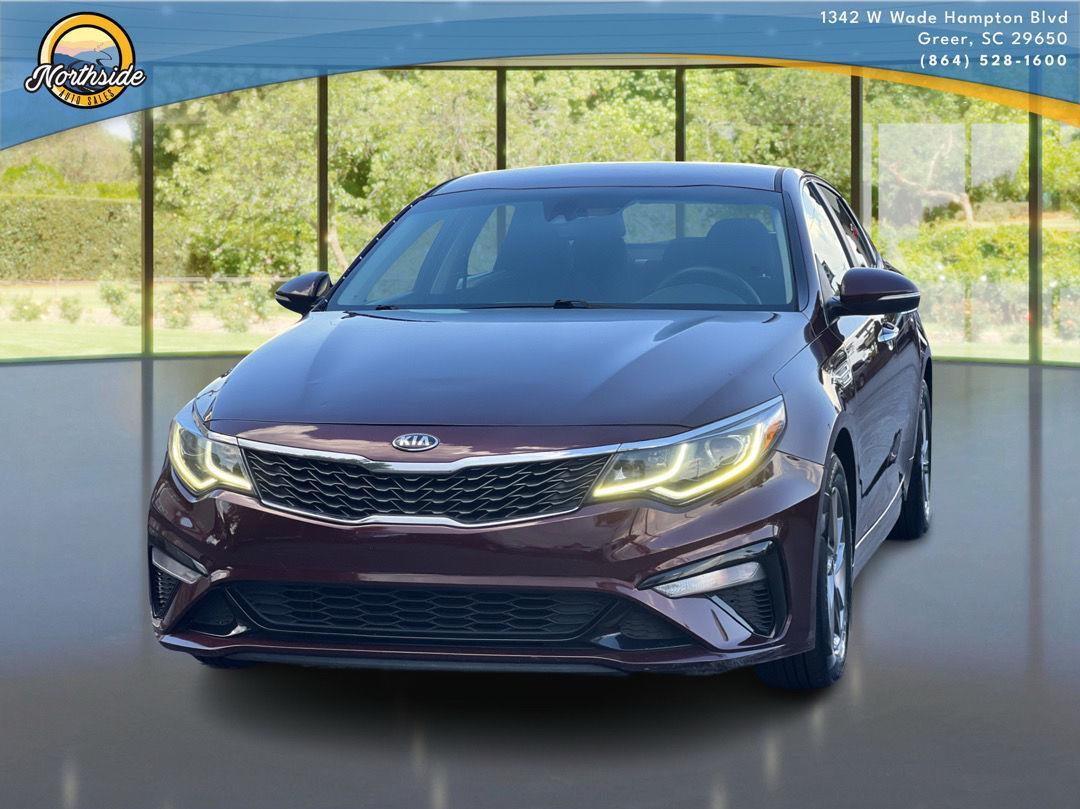 Red (Sangria) 2020 Kia Optima Sedan Front-Wheel Drive Automatic