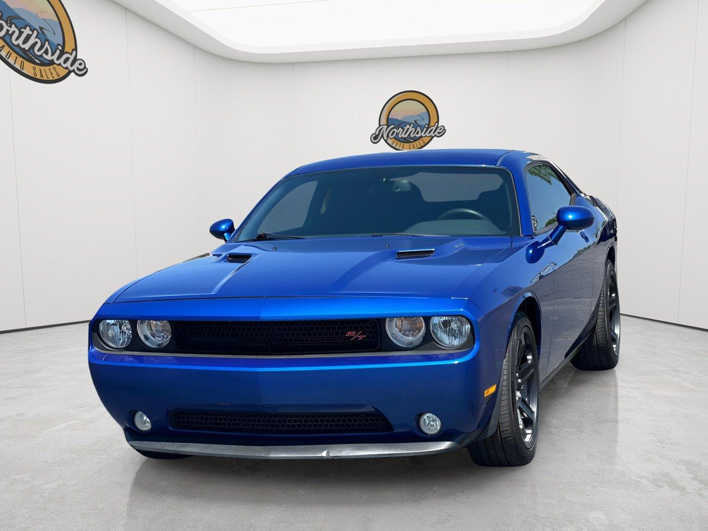 Blue Streak Pearl 2012 Dodge Challenger Coupe Rear-Wheel Drive 5-Speed Automatic