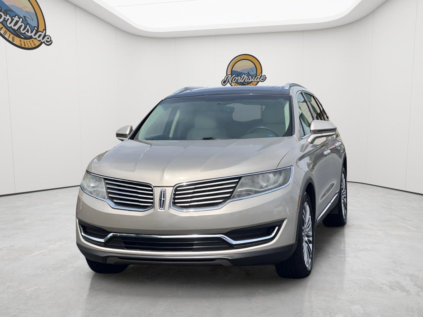 Palladium White Gold Metallic 2017 Lincoln MKX SUV / Crossover Front-Wheel Drive 6-Speed Automatic