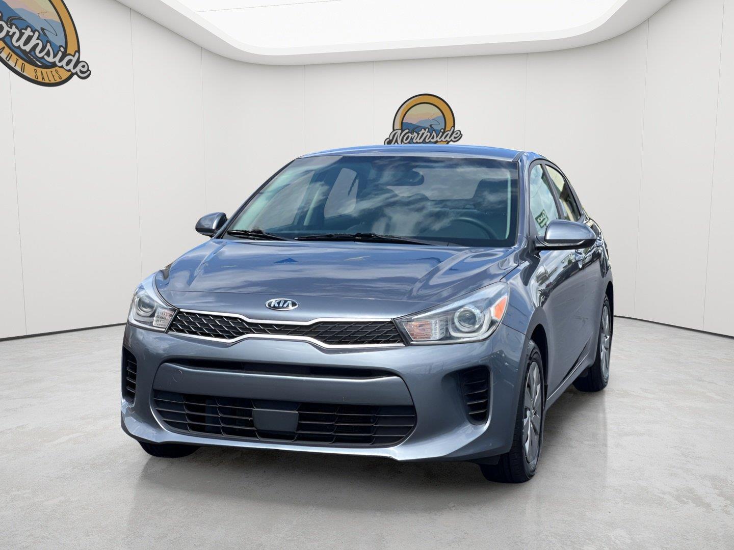 Phantom Gray 2020 Kia Rio Sedan Front-Wheel Drive Continuously Variable Transmission