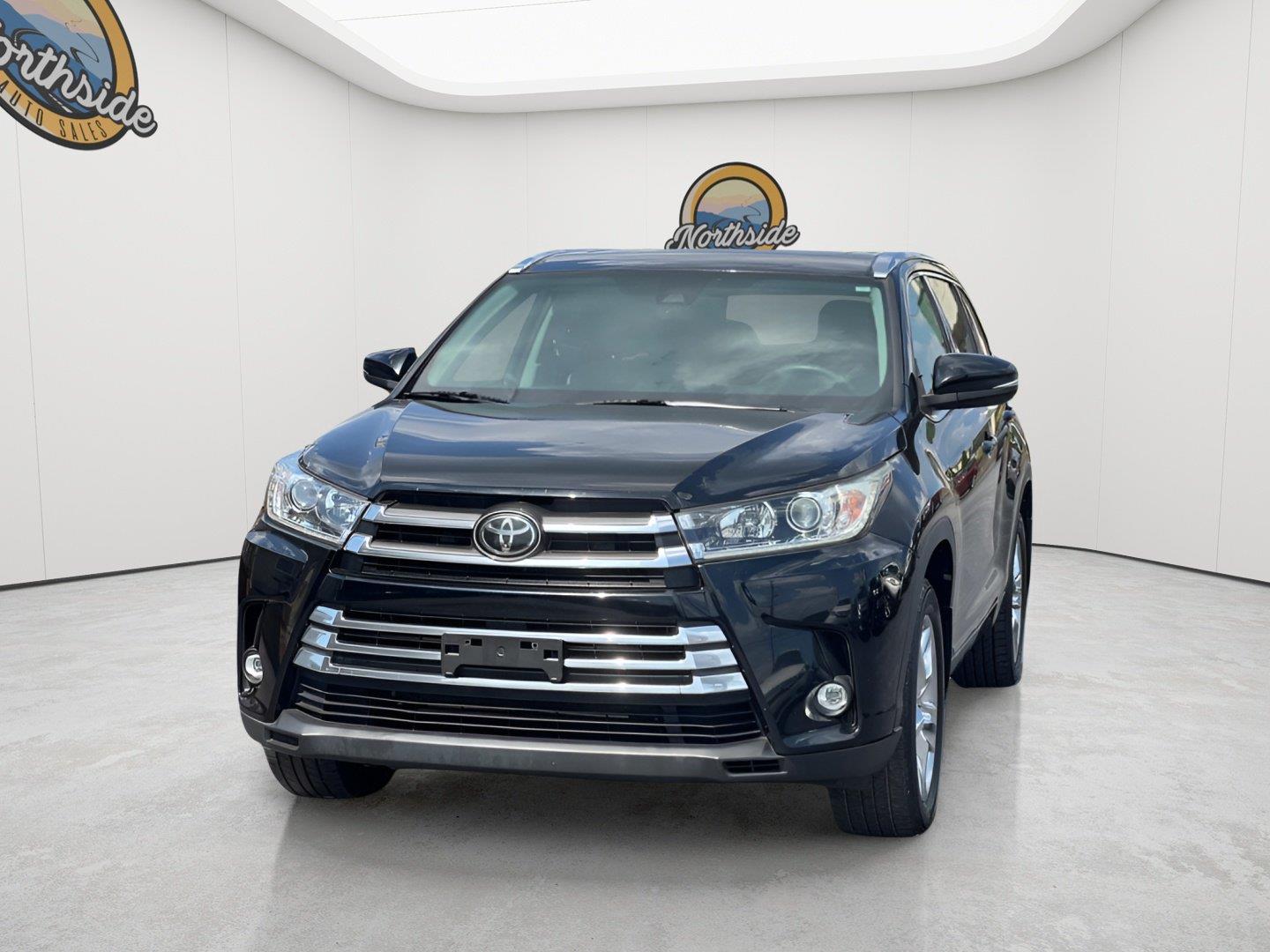 Midnight Black Metallic 2019 Toyota Highlander SUV / Crossover All-Wheel Drive Automatic
