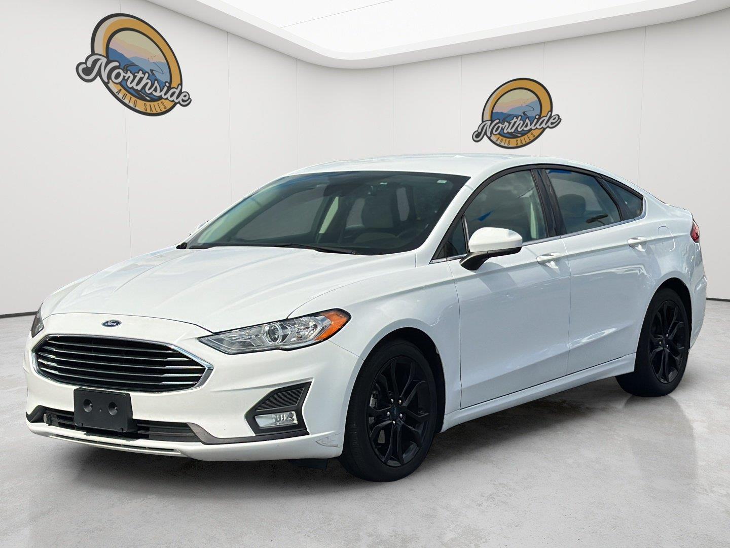 Oxford White 2019 Ford Fusion Sedan Front-Wheel Drive 6-Speed Automatic