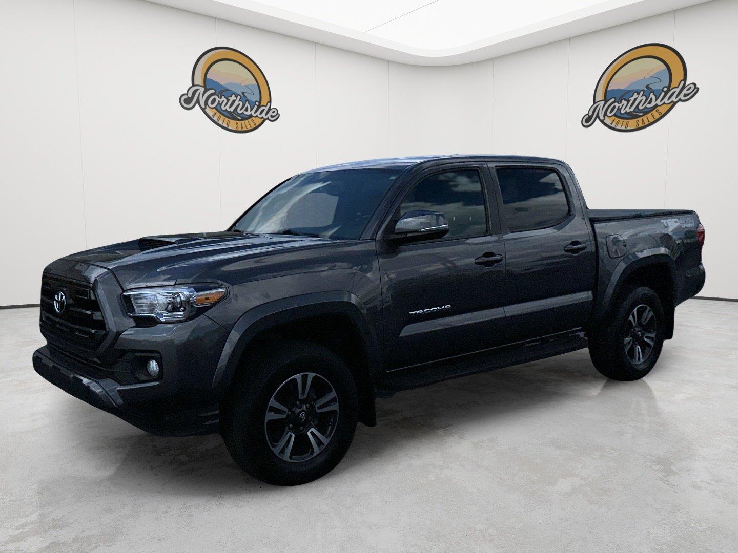 Magnetic Gray Metallic 2017 Toyota Tacoma Pickup Truck Four-Wheel Drive 6-Speed Automatic