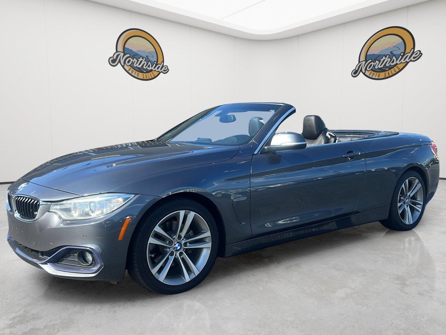 Mineral Gray Metallic 2016 BMW 4 Series Convertible Rear-Wheel Drive Automatic