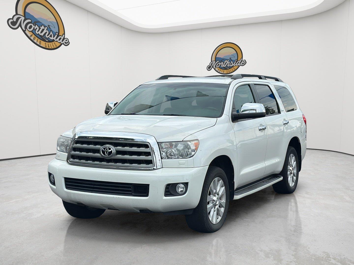 White (Blizzard Pearl) 2017 Toyota Sequoia SUV / Crossover Four-Wheel Drive