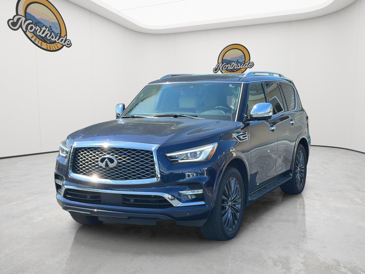 Hermosa Blue 2023 INFINITI QX80 SUV / Crossover All-Wheel Drive Automatic