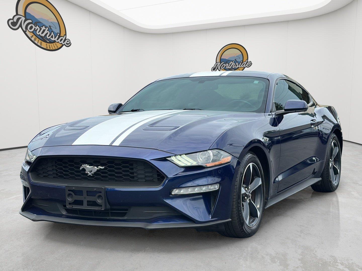 Kona Blue 2019 Ford Mustang Coupe Rear-Wheel Drive Automatic