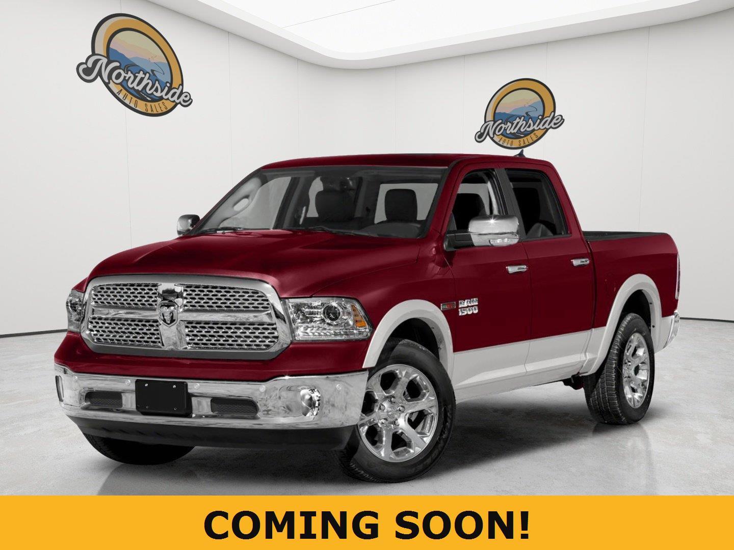 Deep Cherry Red Crystal Pearlcoat 2015 RAM 1500 Pickup Truck Four-Wheel Drive 8-Speed Automatic