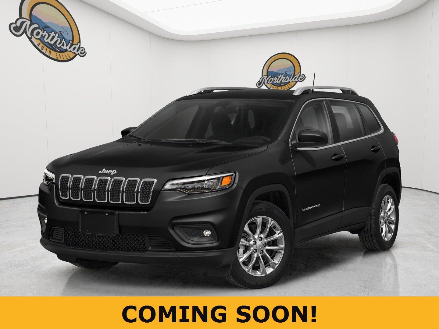 Diamond Black Crystal Pearlcoat 2019 Jeep Cherokee SUV / Crossover Four-Wheel Drive 9-Speed Automatic
