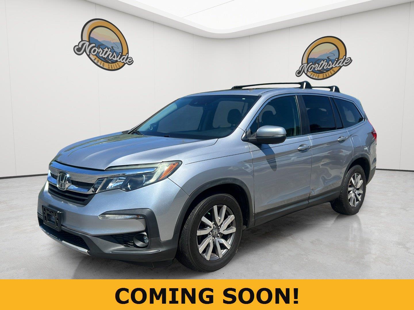 Lunar Silver Metallic 2019 Honda Pilot SUV / Crossover Front-Wheel Drive Automatic