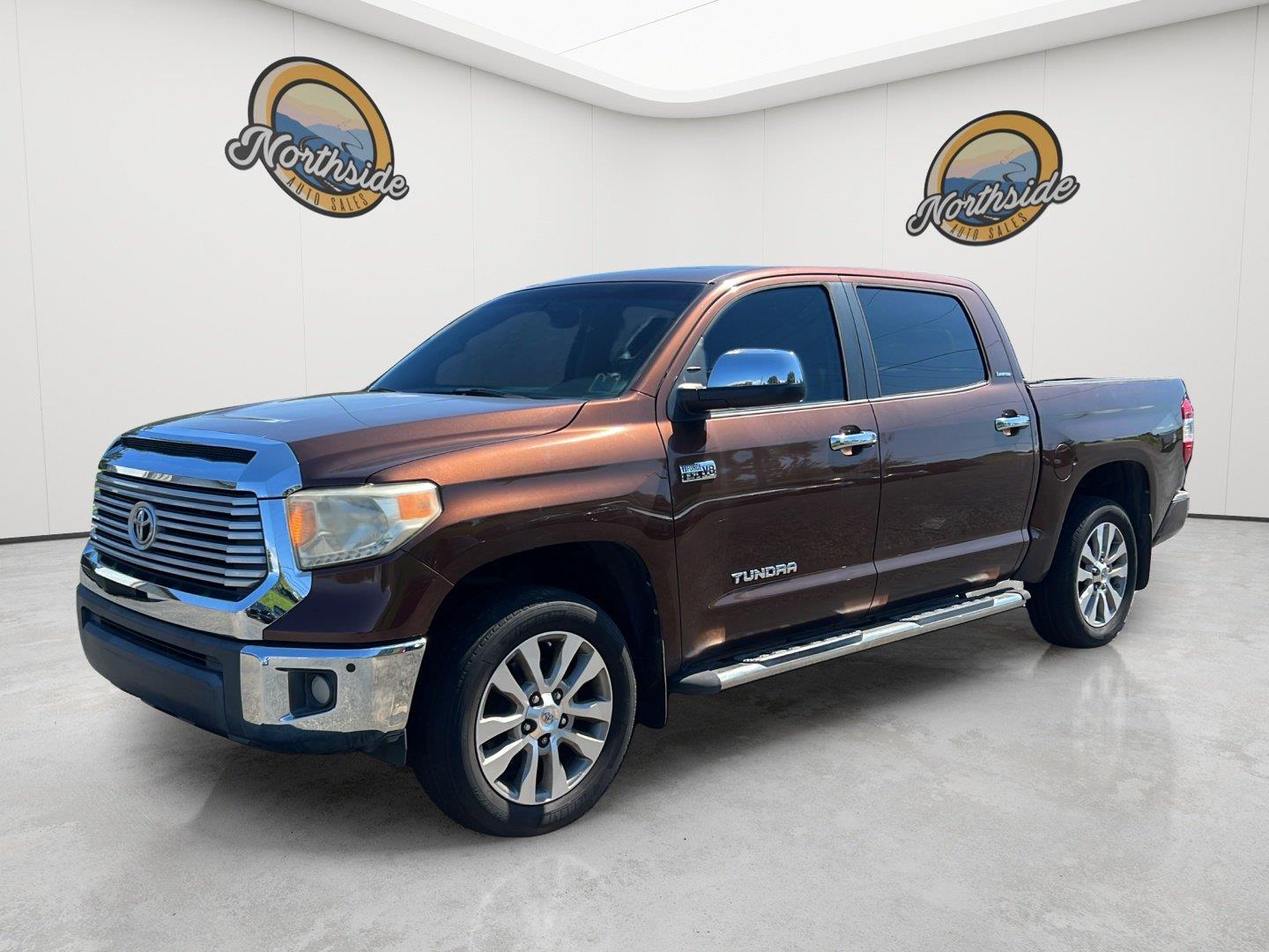 Sunset Bronze Mica 2015 Toyota Tundra Pickup Truck Four-Wheel Drive Automatic