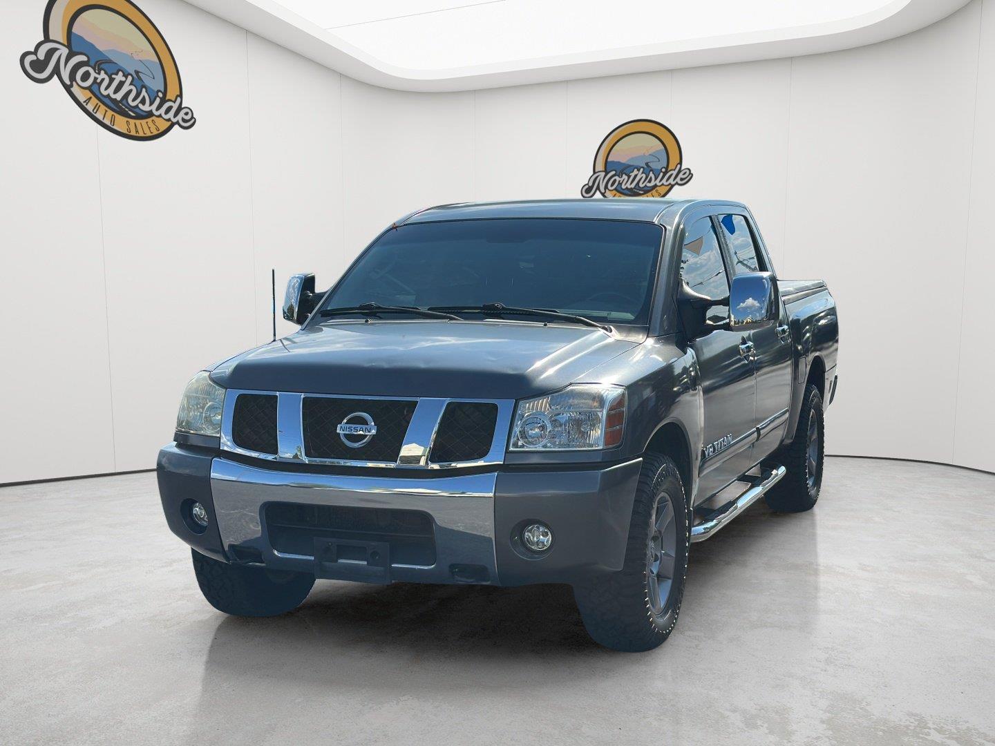 Smoke 2005 Nissan Titan Pickup Truck Four-Wheel Drive Automatic