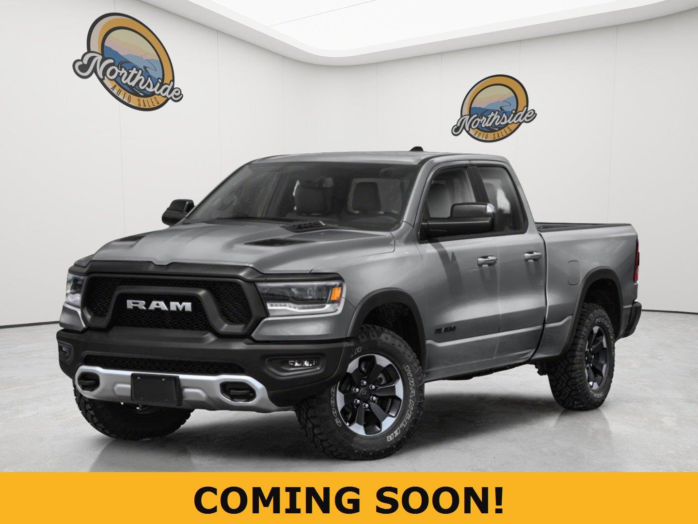 Billet Silver Metallic Clearcoat 2019 RAM 1500 Pickup Truck Four-Wheel Drive 8-Speed Automatic