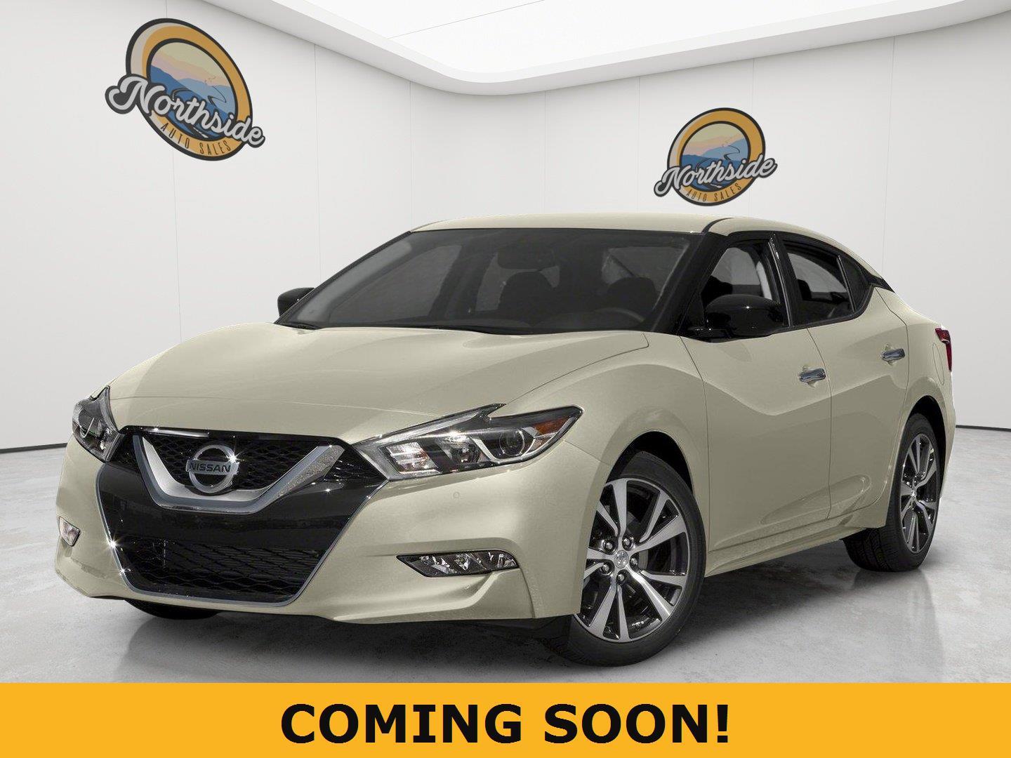 Pearl White 2017 Nissan Maxima Sedan Front-Wheel Drive Continuously Variable Transmission