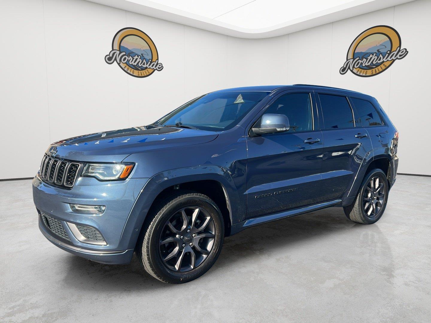 Slate Blue Pearlcoat 2021 Jeep Grand Cherokee SUV / Crossover Four-Wheel Drive 8-Speed Automatic