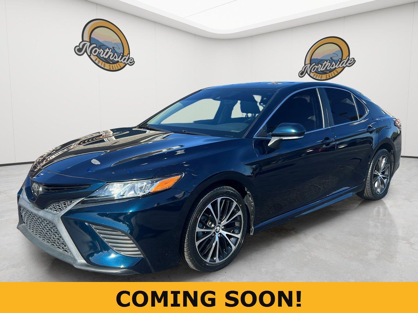 Teal (Galactic Aqua Mica) 2019 Toyota Camry Sedan Front-Wheel Drive Automatic