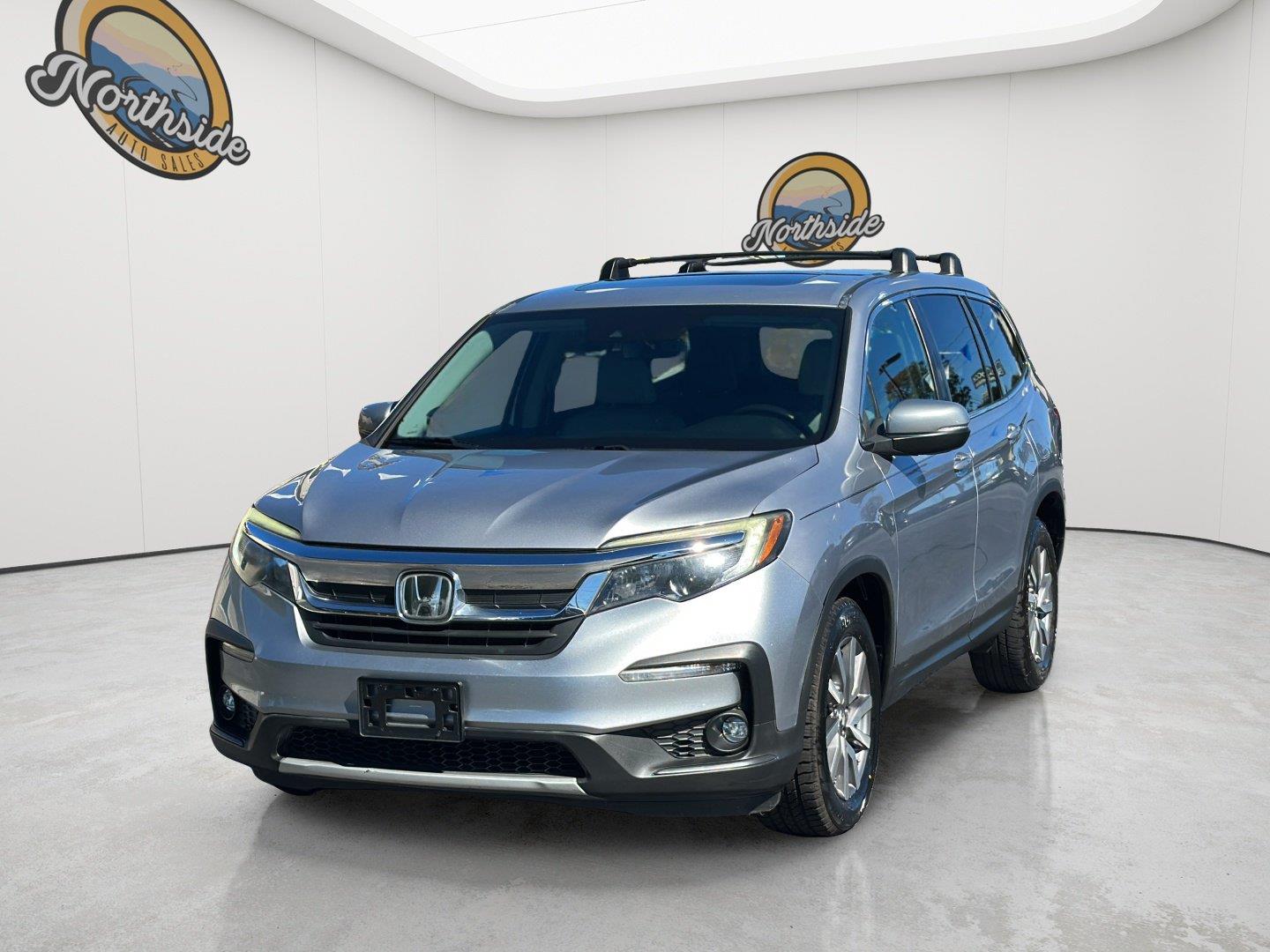 Lunar Silver Metallic 2019 Honda Pilot SUV / Crossover Front-Wheel Drive Automatic