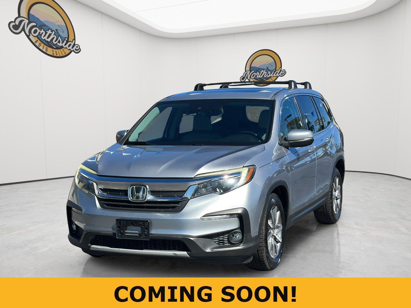 Lunar Silver Metallic 2019 Honda Pilot SUV / Crossover Front-Wheel Drive Automatic