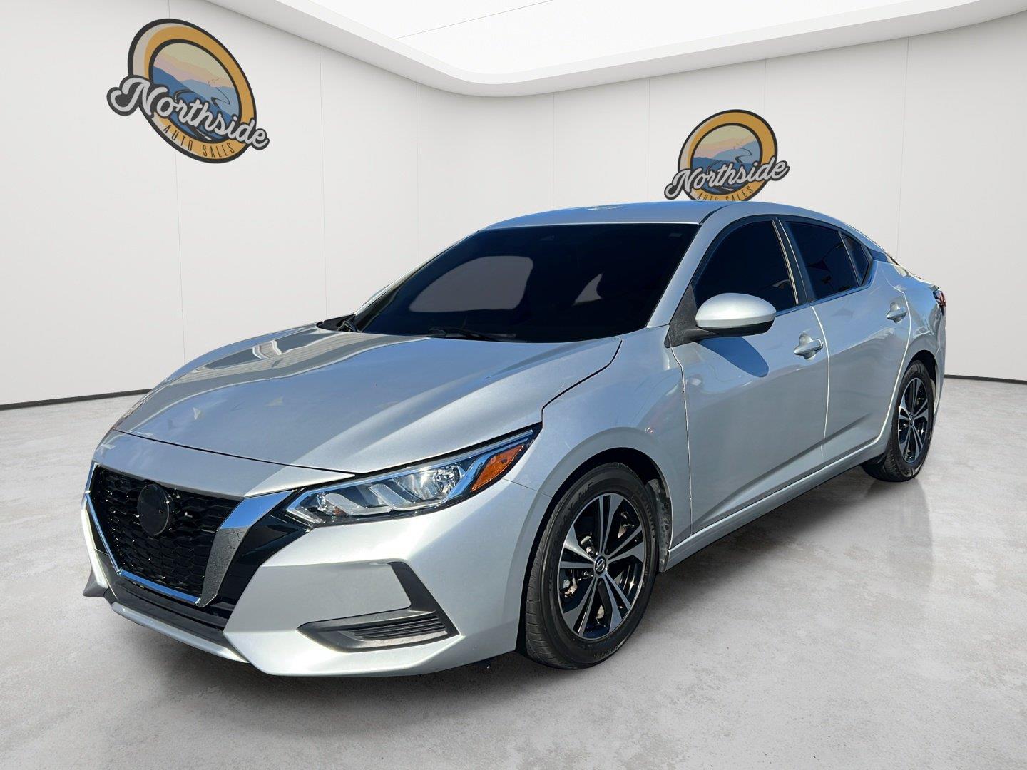 Brilliant Silver Metallic 2022 Nissan Sentra Sedan Front-Wheel Drive Continuously Variable Transmission