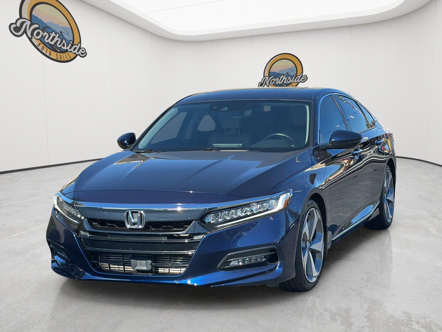 Black (Obsidian Blue Pearl) 2018 Honda Accord Sedan Front-Wheel Drive Continuously Variable Transmission