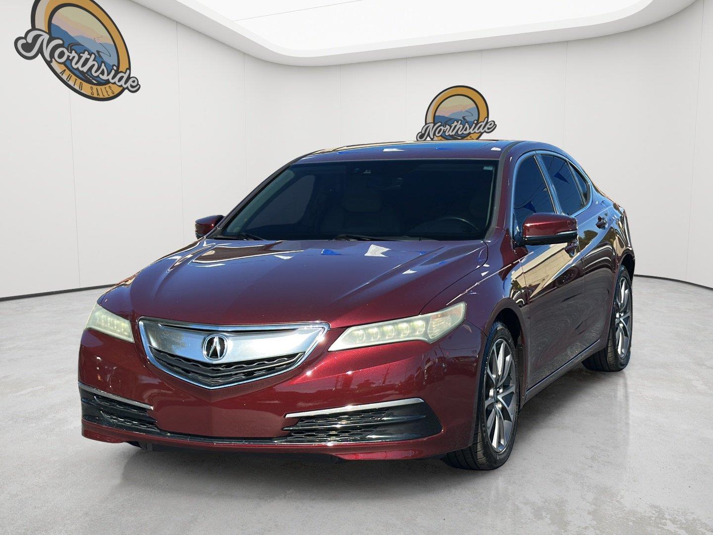 Basque Red Pearl II 2015 Acura TLX Sedan All-Wheel Drive Automatic