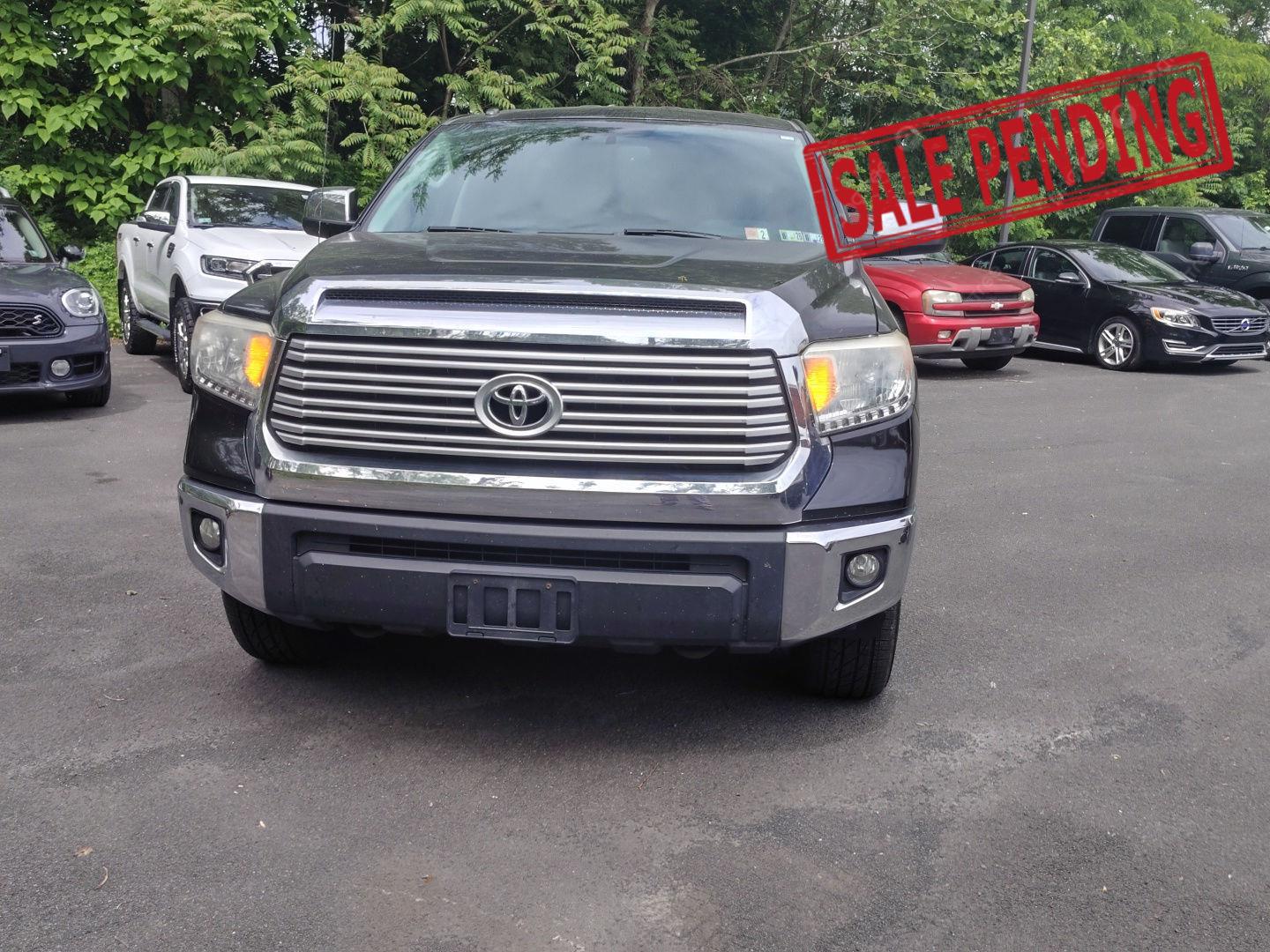 Attitude Black Metallic 2015 Toyota Tundra Pickup Truck Four-Wheel Drive Automatic