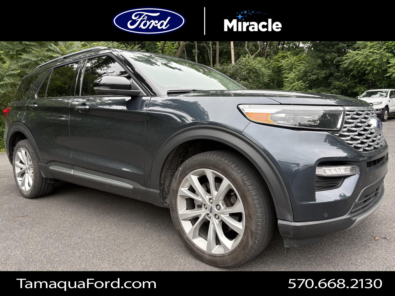 Stone Blue Metallic 2022 Ford Explorer SUV / Crossover All-Wheel Drive Automatic