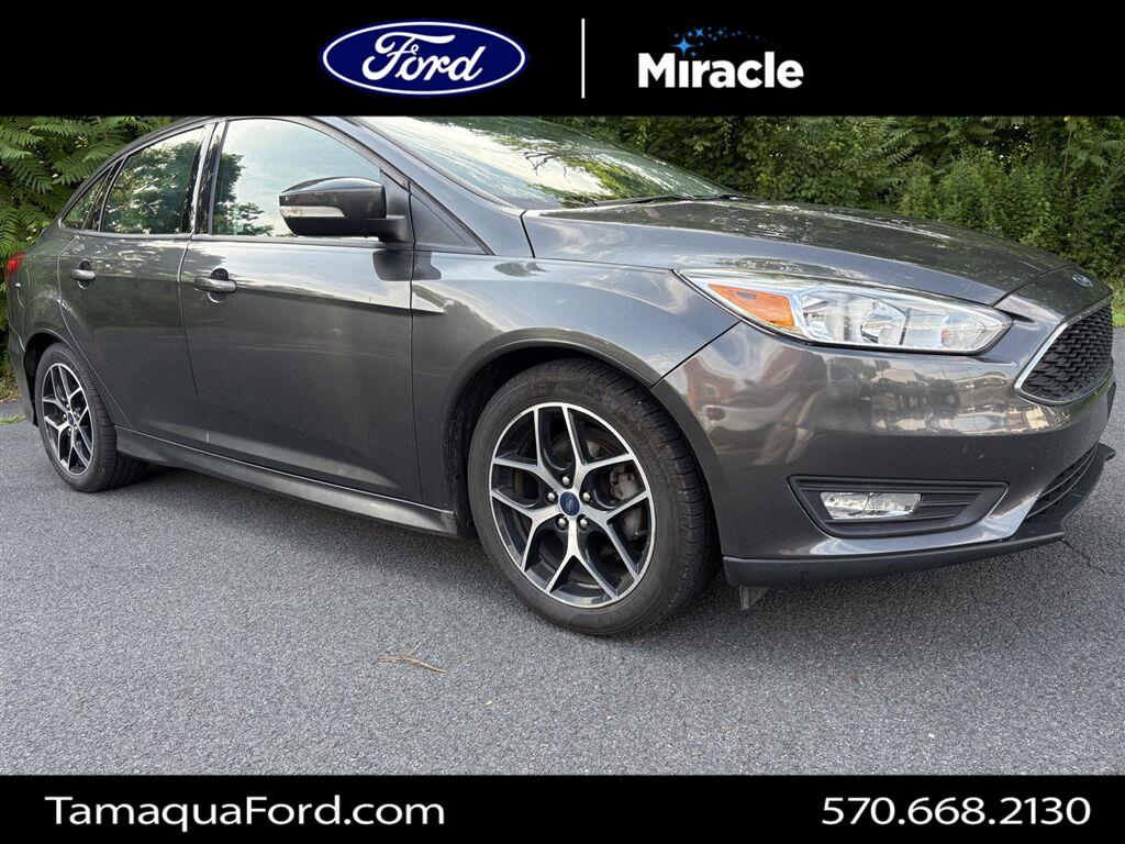 Gray (Magnetic) 2016 Ford Focus Sedan Front-Wheel Drive 6-Speed Automatic