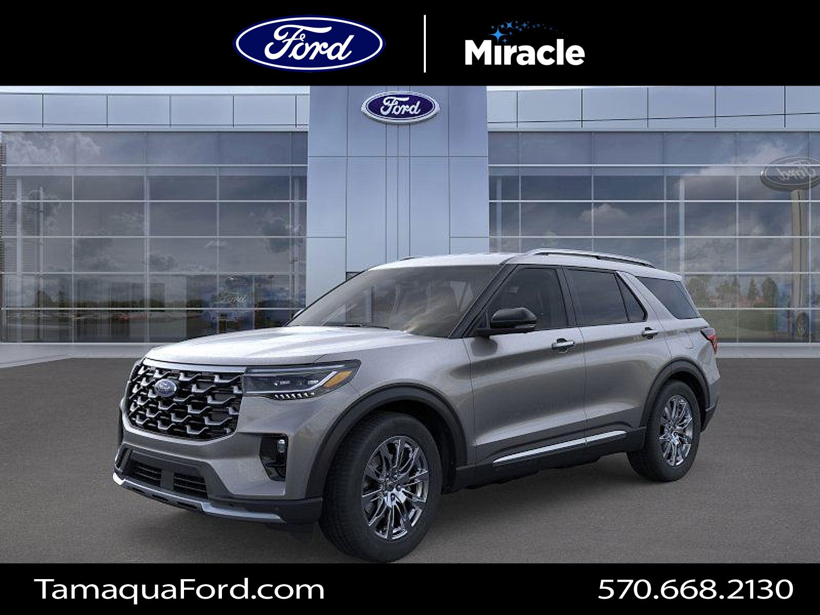 Carbonized Gray 2026 Ford Explorer SUV / Crossover All-Wheel Drive Automatic