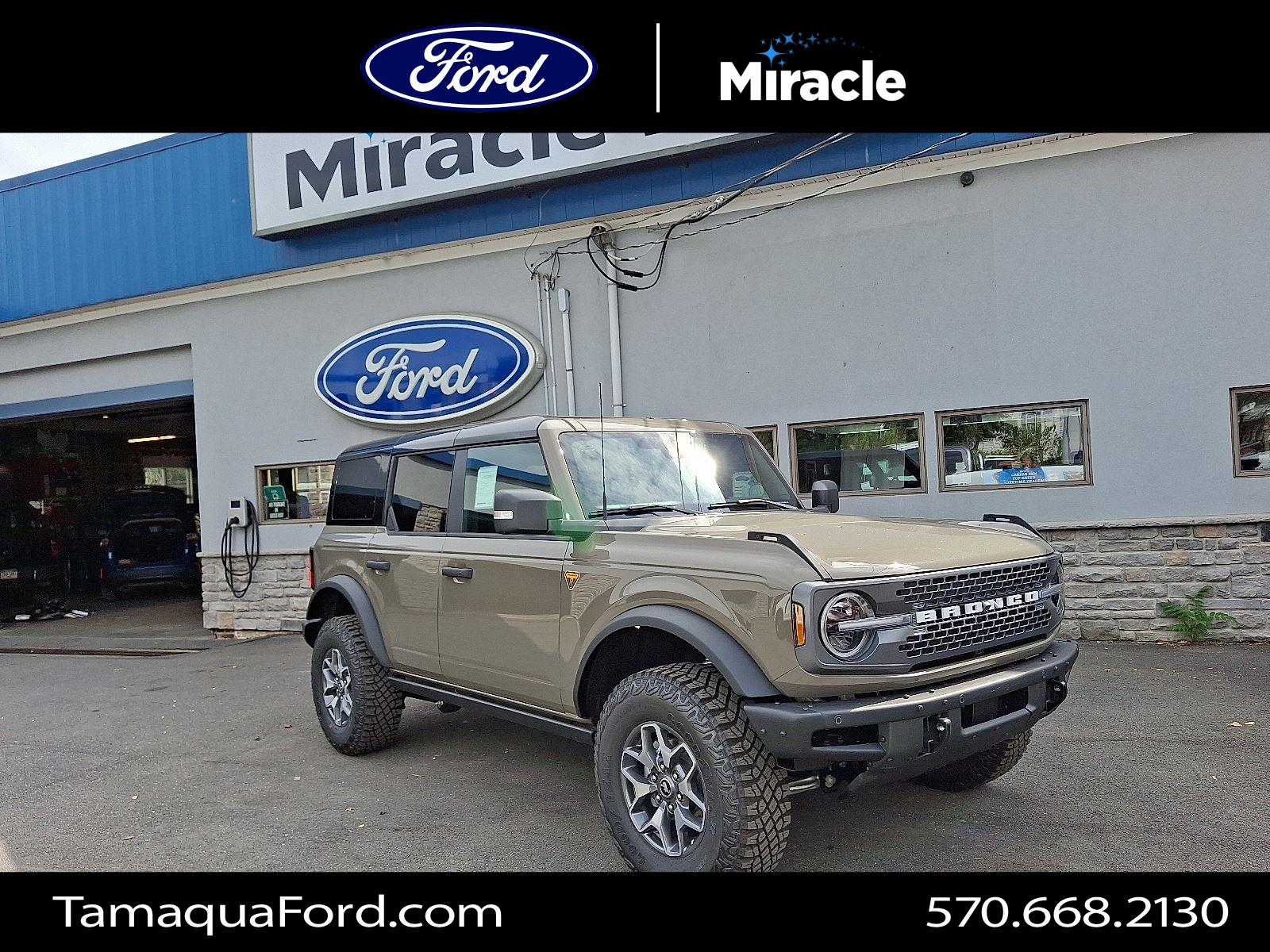 Marsh Gray 2025 Ford Bronco SUV / Crossover Four-Wheel Drive Automatic