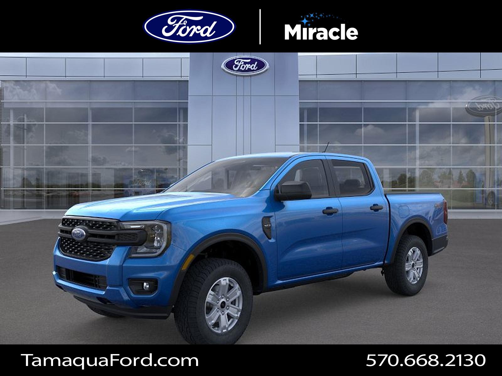 Velocity Blue Metallic 2026 Ford Ranger Pickup Truck Four-Wheel Drive Automatic