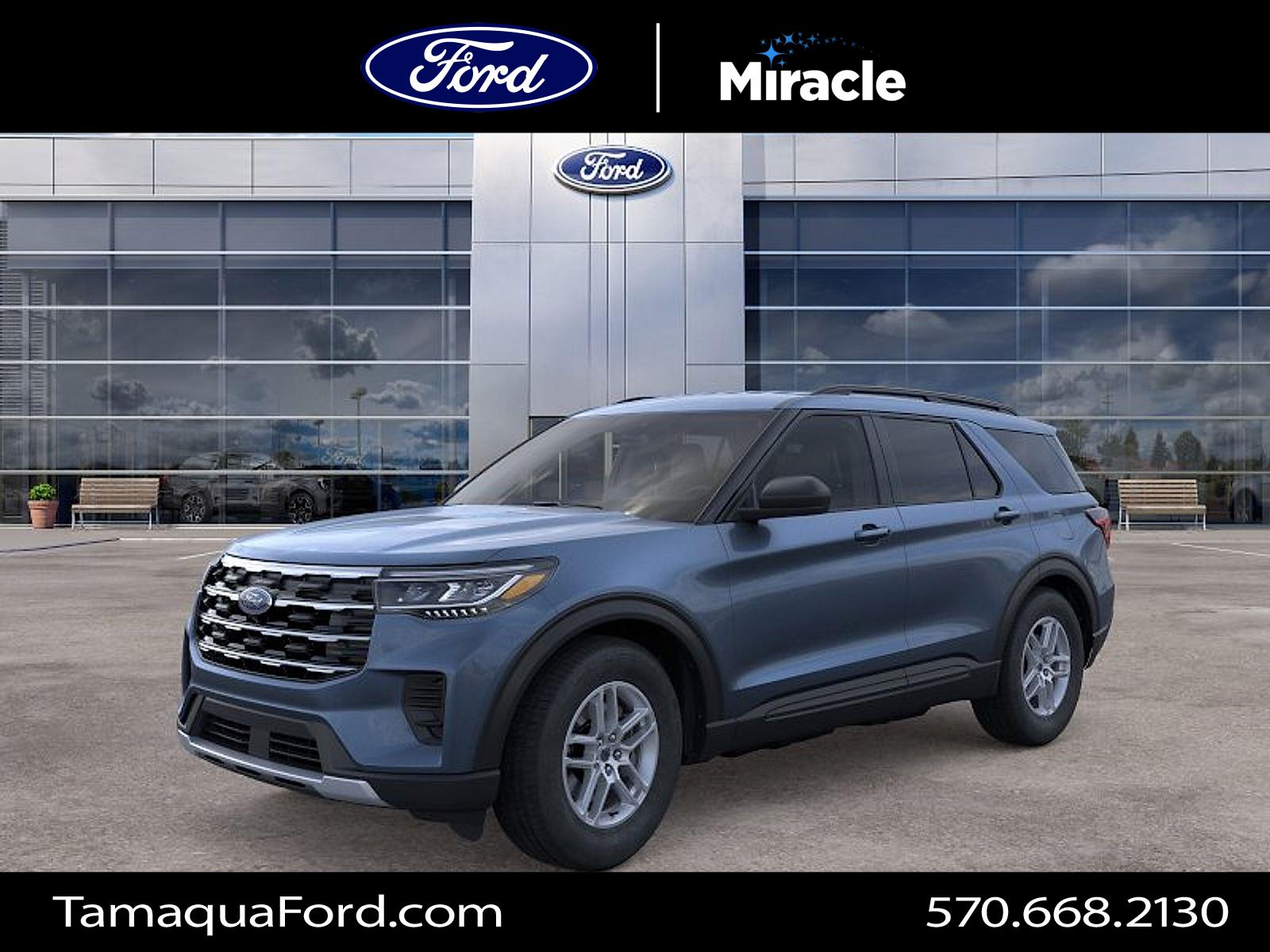 Vapor Blue Metallic 2026 Ford Explorer SUV / Crossover All-Wheel Drive Automatic