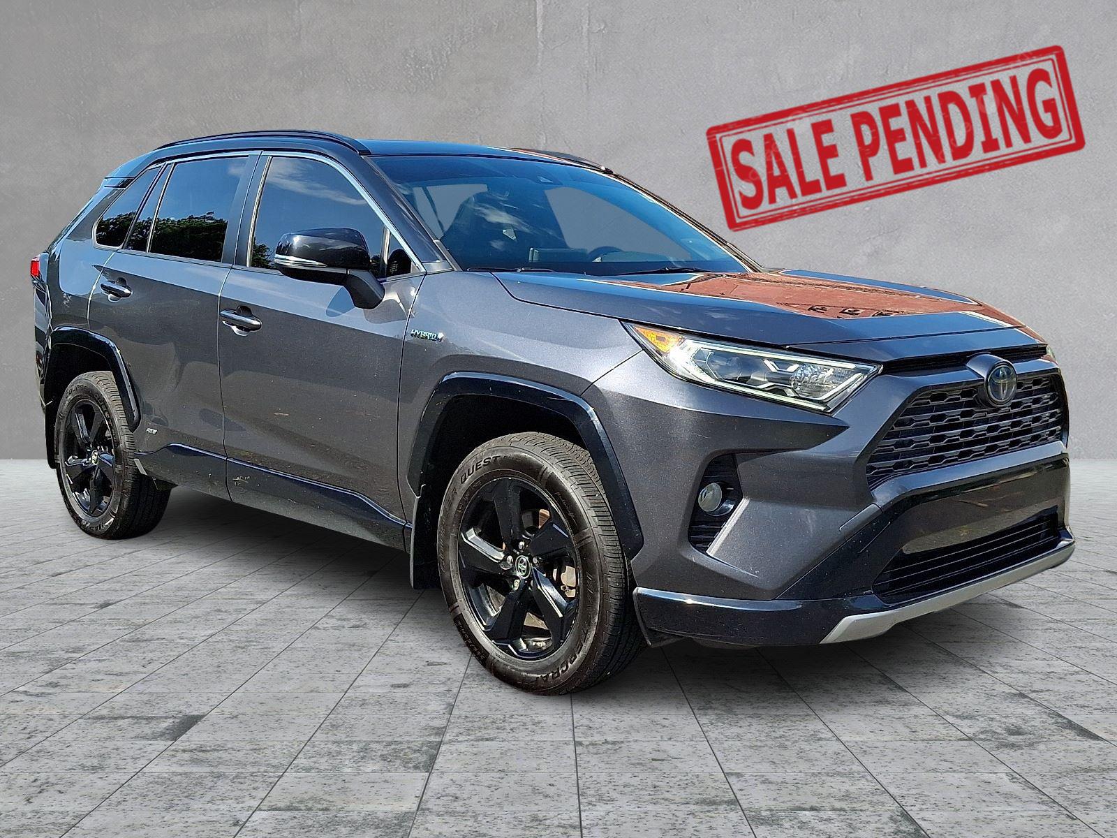 Magnetic Gray Metallic w/Black Roof 2019 Toyota RAV4 Hybrid SUV / Crossover All-Wheel Drive Continuously Variable Transmission