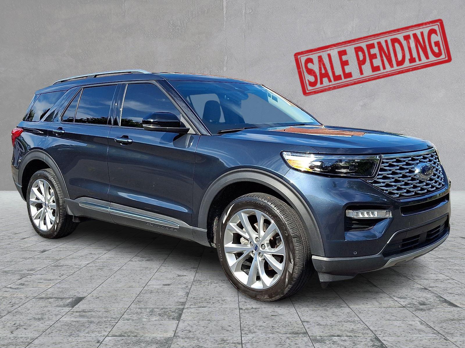 Stone Blue Metallic 2022 Ford Explorer SUV / Crossover All-Wheel Drive Automatic