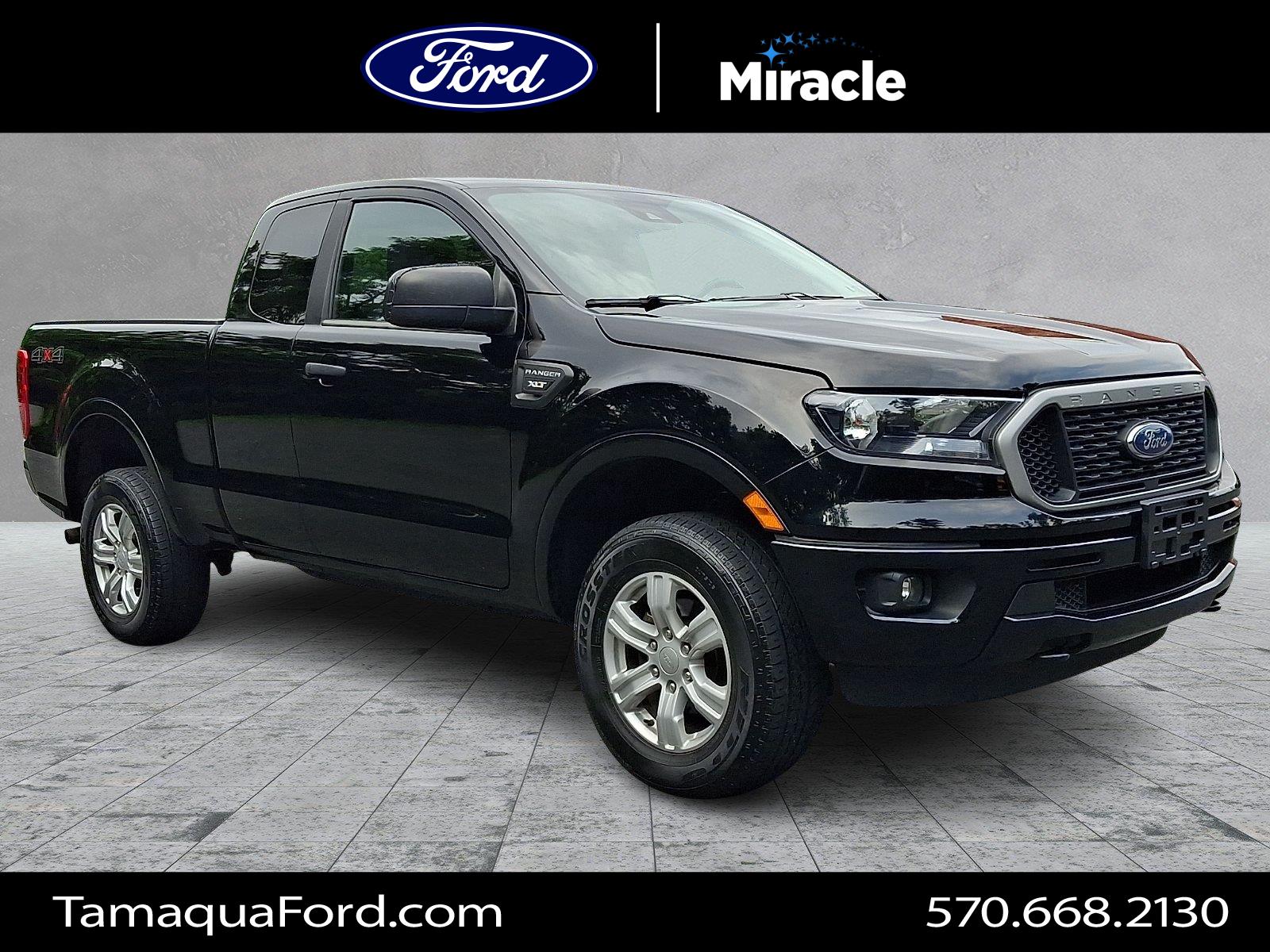 Shadow Black 2020 Ford Ranger Pickup Truck Four-Wheel Drive Automatic