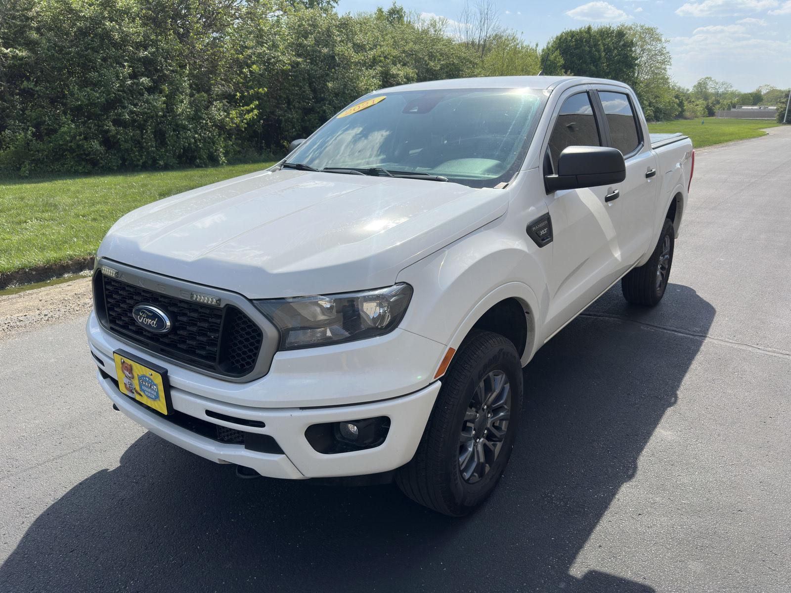Oxford White 2021 Ford Ranger Pickup Truck Four-Wheel Drive Automatic