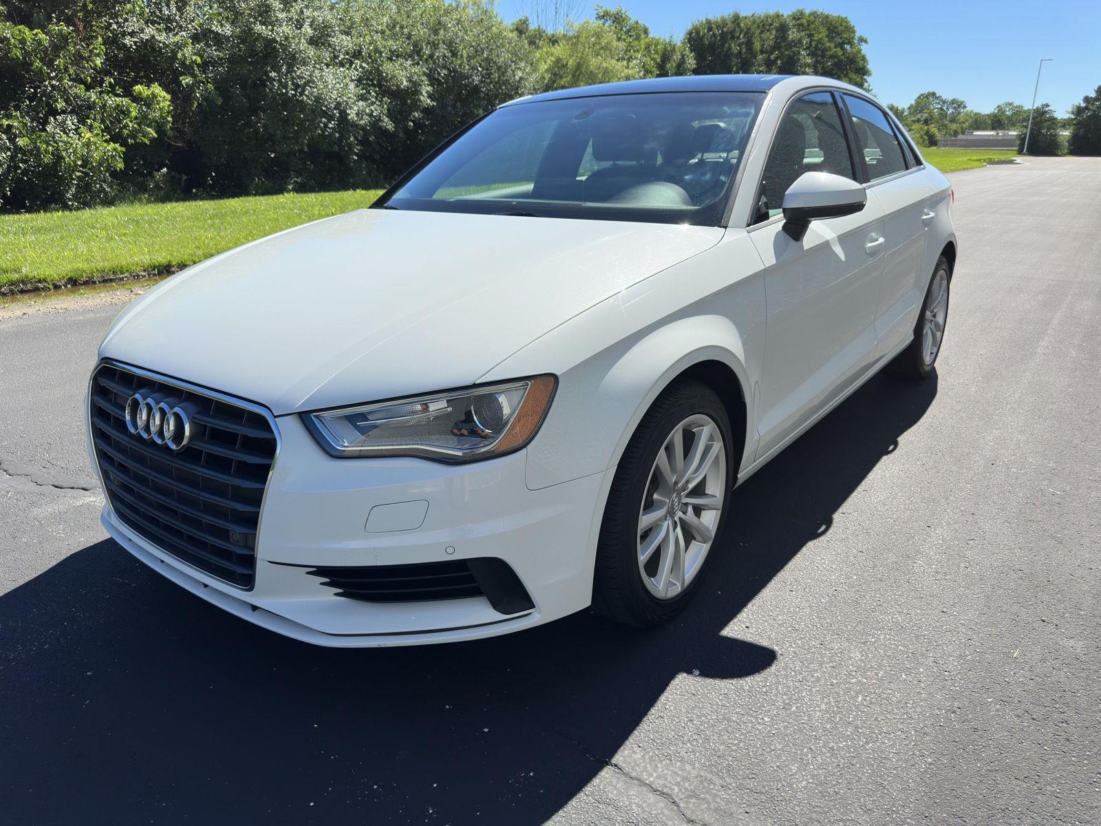 Glacier White Metallic 2015 Audi A3 2.0 TDI Premium Sedan FWD Sedan Front-Wheel Drive Automatic
