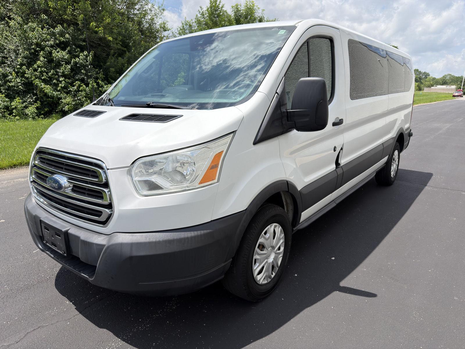 2015 Ford Transit Passenger 350 XLT Low Roof LWB RWD with 60/40 Passenger-Side Doors