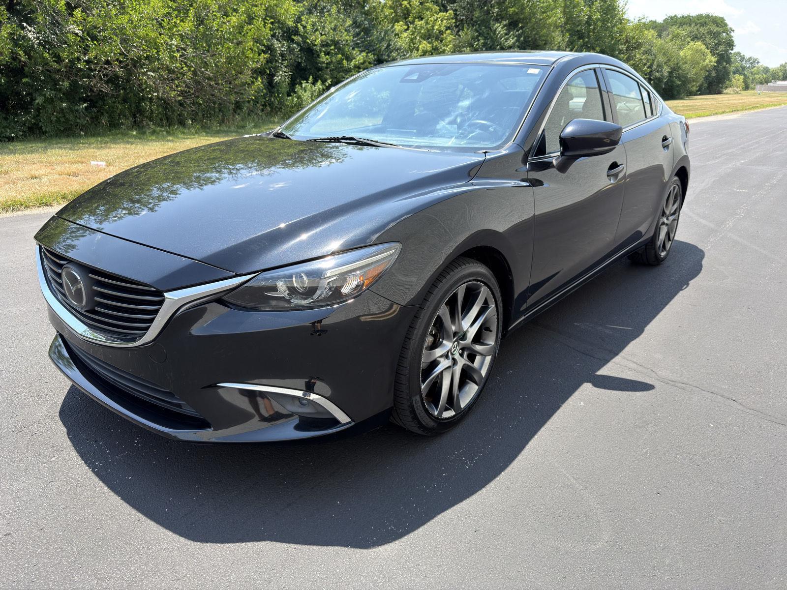 Jet Black Mica 2017 Mazda MAZDA6 Sedan Front-Wheel Drive Automatic