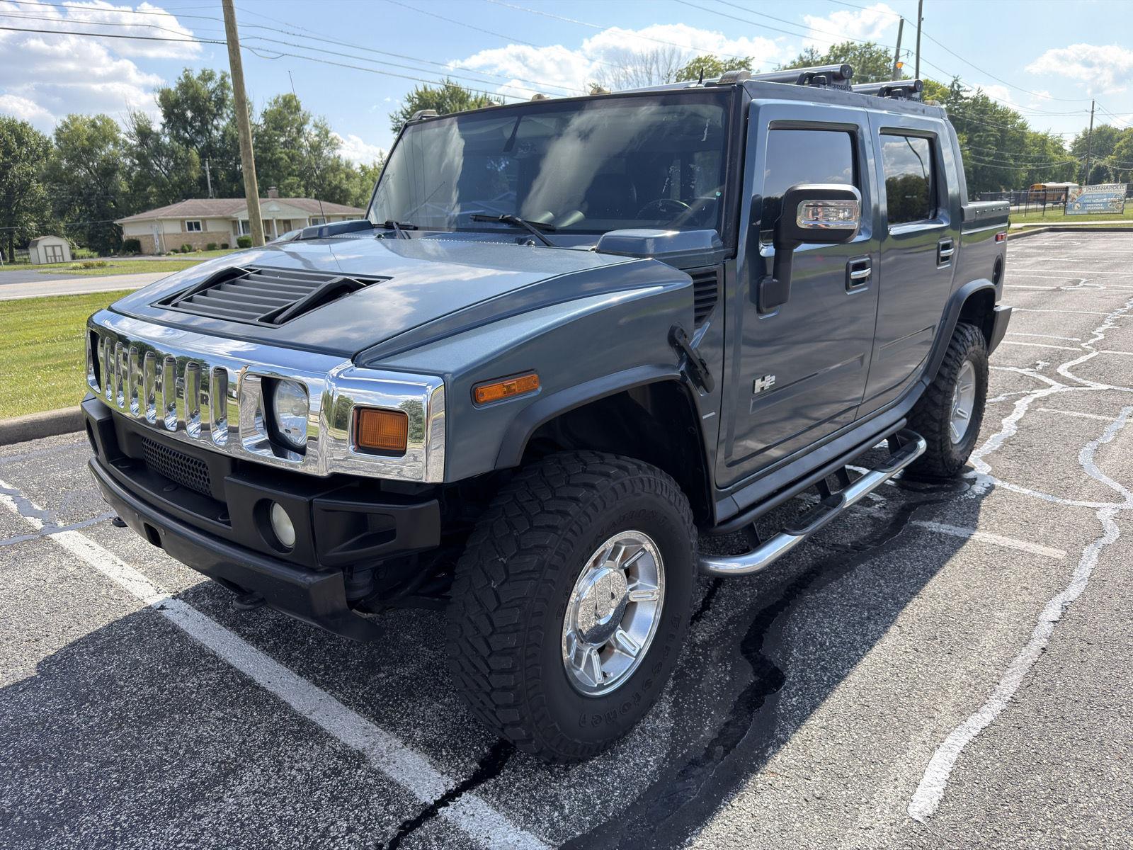 Stealth Gray 2005 Hummer H2 SUT SUV / Crossover Four-Wheel Drive 4-Speed Automatic