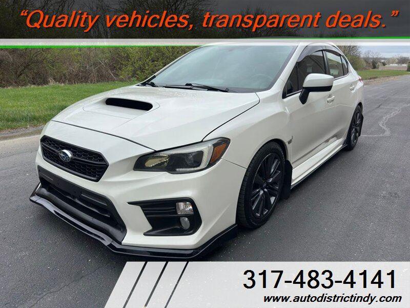 Crystal White Pearl 2019 Subaru WRX AWD Sedan All-Wheel Drive 6-Speed Manual