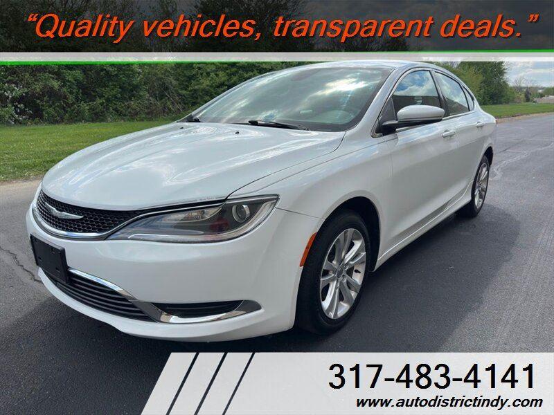 Bright White Clearcoat 2016 Chrysler 200 Sedan Front-Wheel Drive 9-Speed Automatic